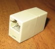 Соединитель двух сетевых кабелей RJ45