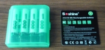 Аккумуляторы ААА Soshine 900мАч 4шт